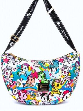 TOKIDOKI UNICORNO Cresent Hobo Harajuku Streetwear Multi Colored BAG